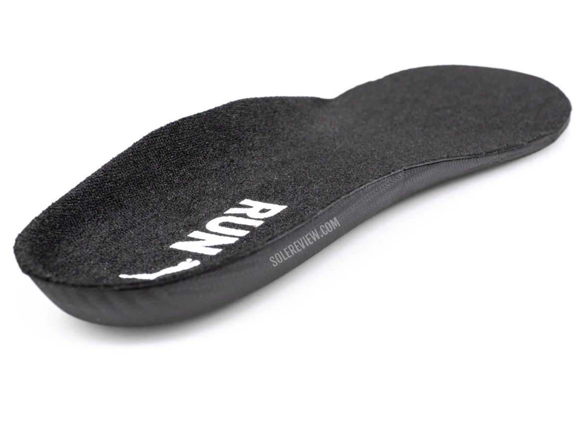 The removable footbed of the Puma Velocity Nitro 3.