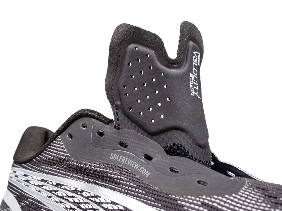 The tongue of the Puma Velocity Nitro 3.