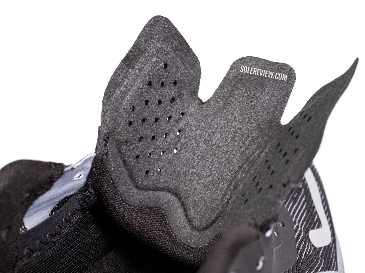 The tongue of the Puma Velocity Nitro 3.