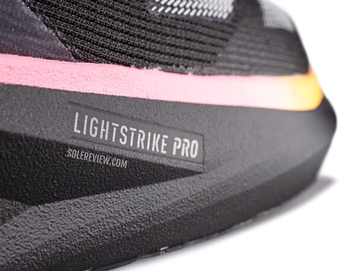The Lightstrike Pro midsole of the adidas Takumi Sen 10.