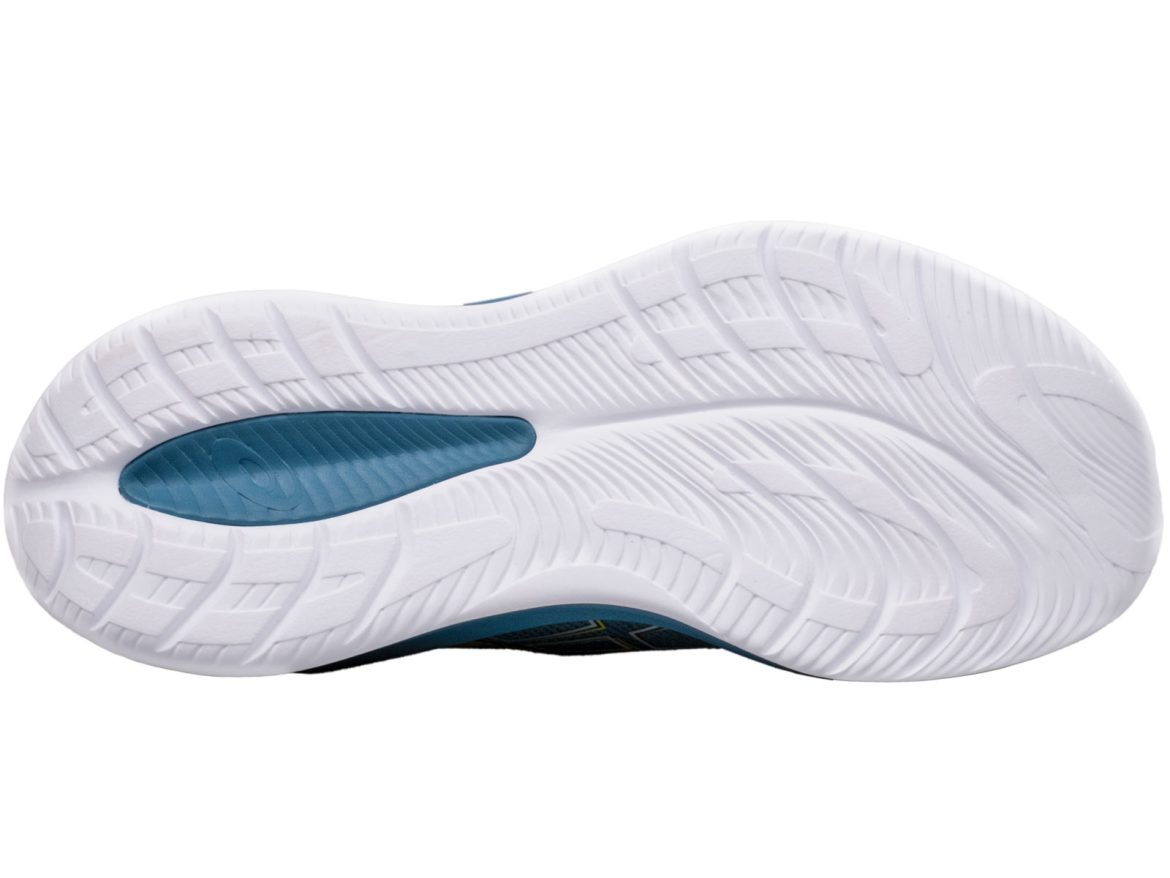 The foam outsole of the Asics Cumulus 26.