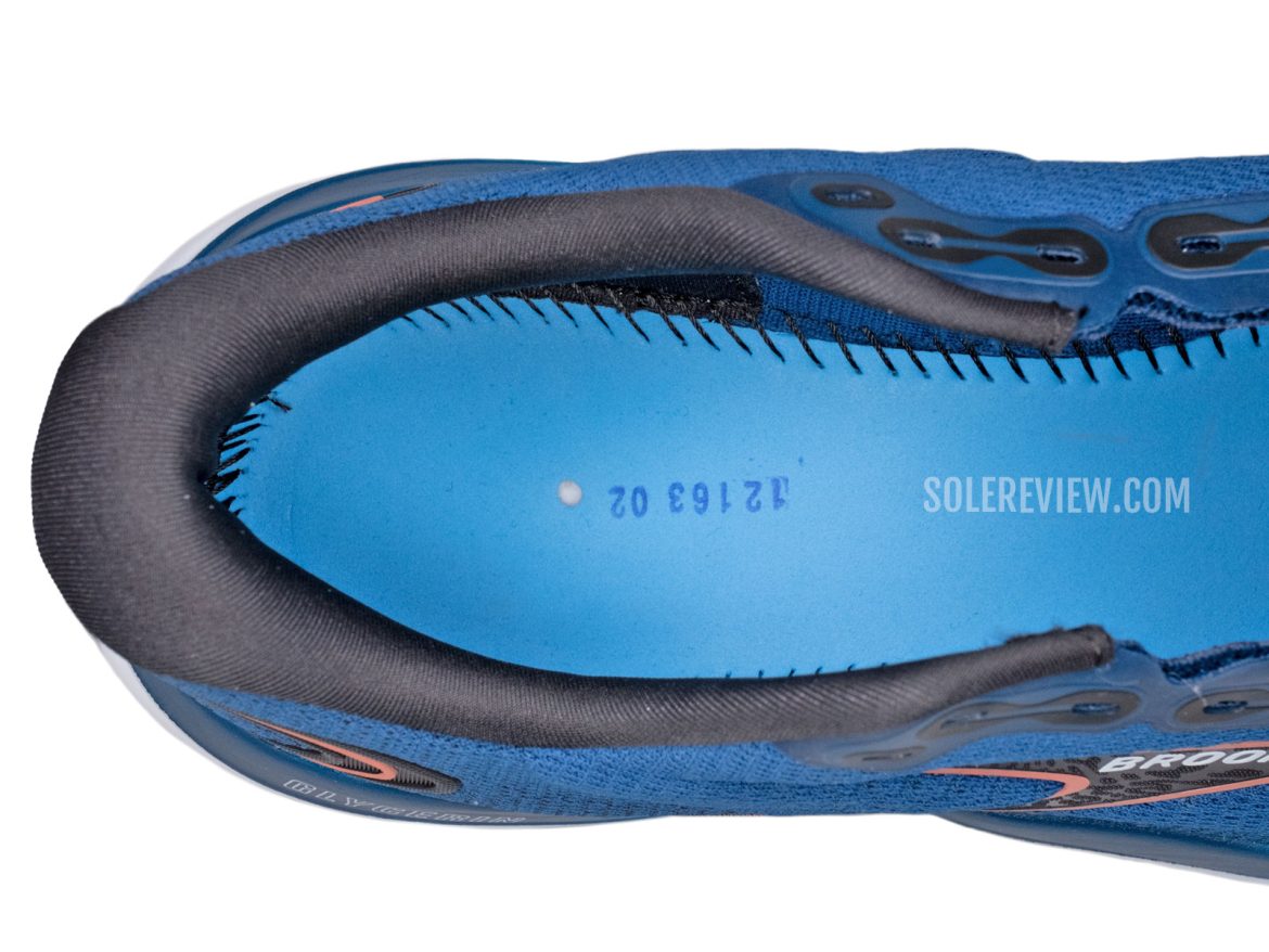 The foam lasting of the Brooks Glycerin 21.