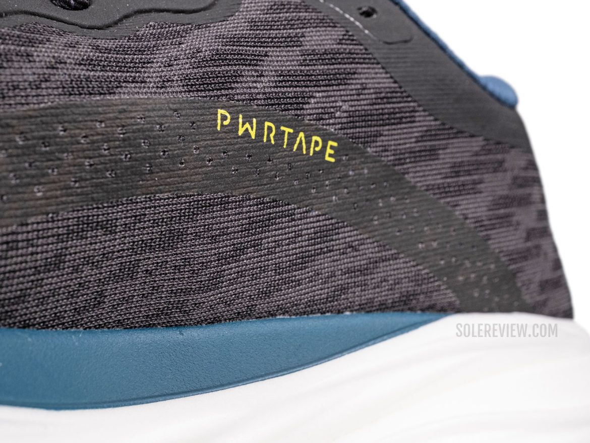 The Pwrtape upper of the Puma Deviate Nitro 2.