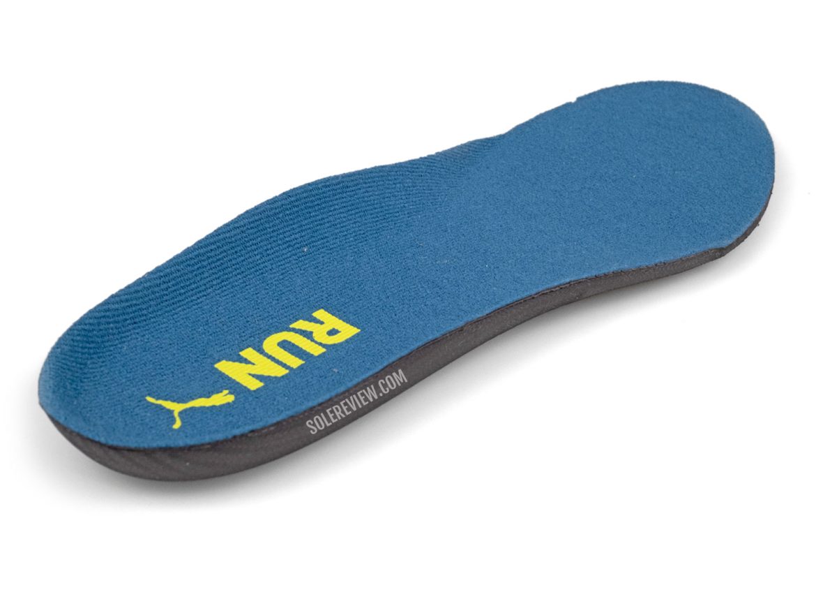 The removable insole of the Puma Deviate Nitro 2.