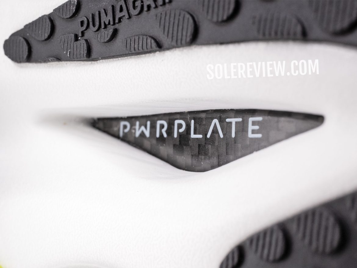 The Pwrplate of the Puma Deviate Nitro Elite 2.