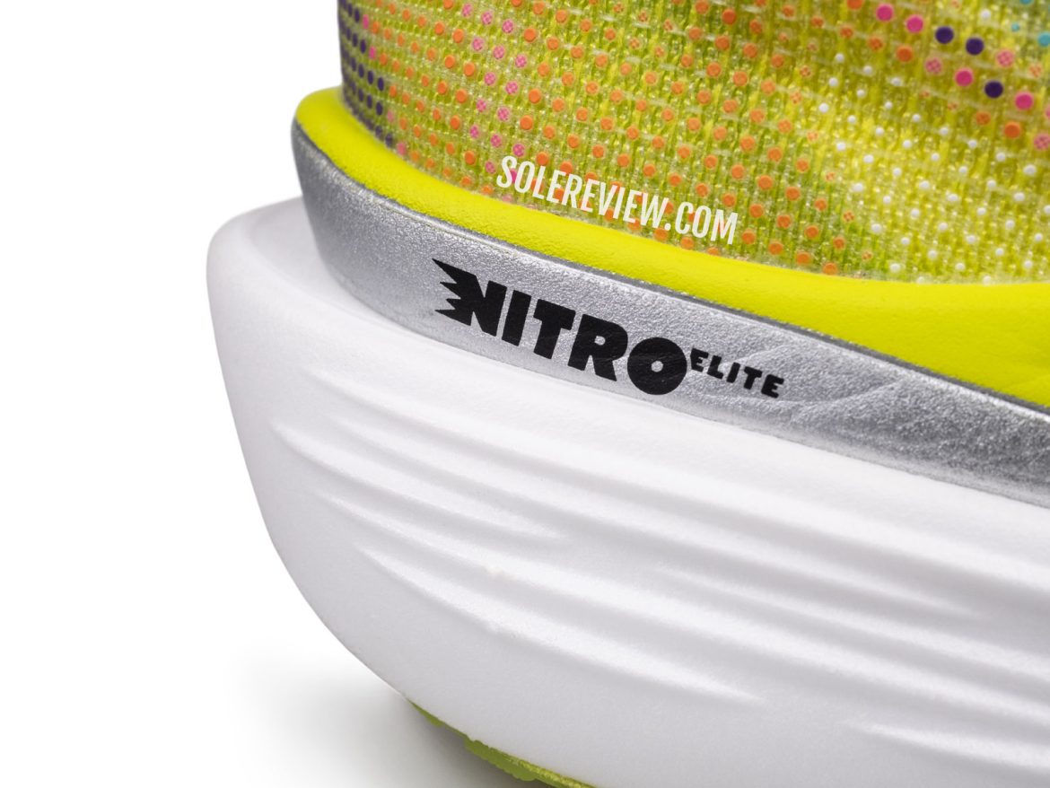 The Nitro Elite midsole of the Puma Deviate Nitro Elite 2.
