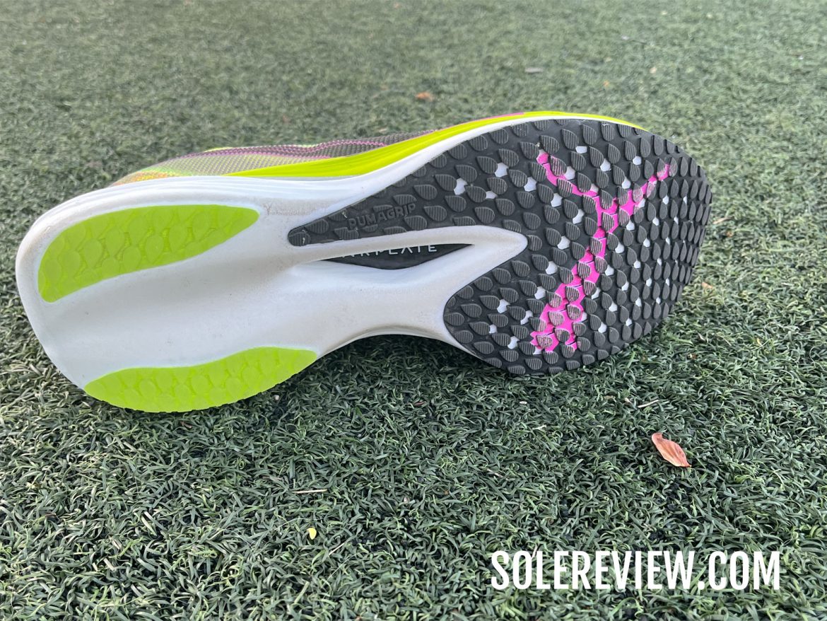 The outsole of the Puma Deviate Nitro Elite 2.