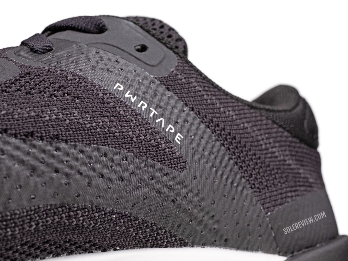 The Pwrtape upper of the Puma Magnify Nitro 2.