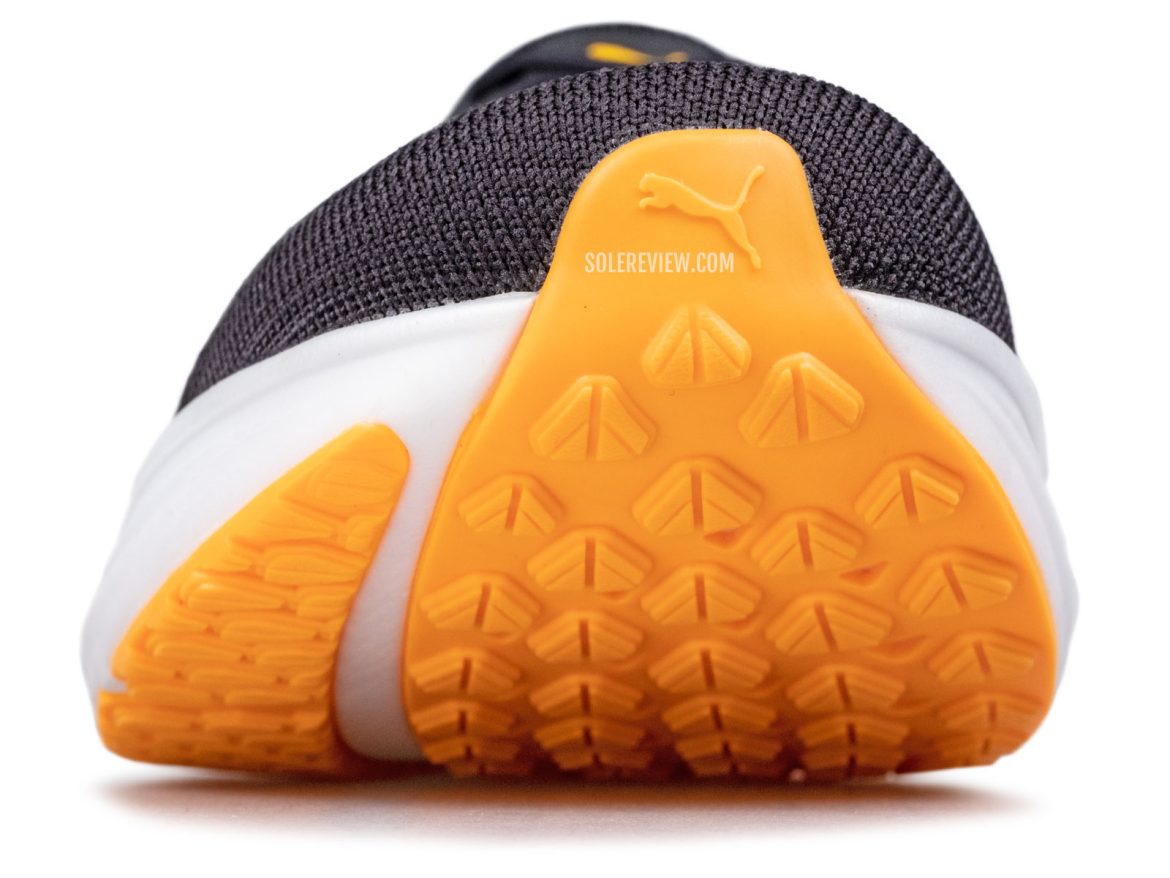 The midsole rocker of the Puma Magnify Nitro 2.