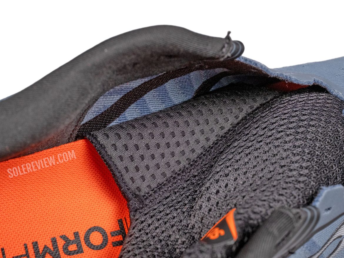The inner gusset of the Saucony Triumph 22.
