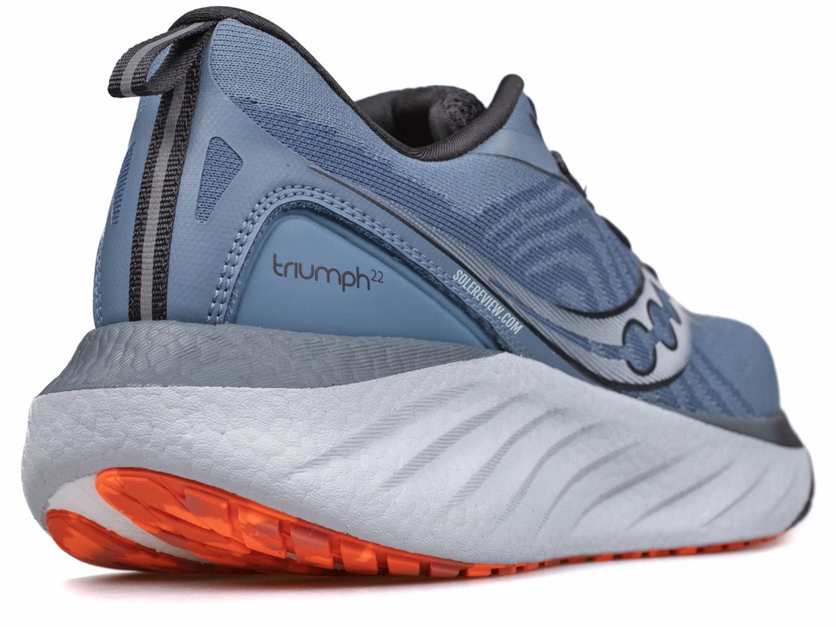 The midsole of the Saucony Triumph 22.