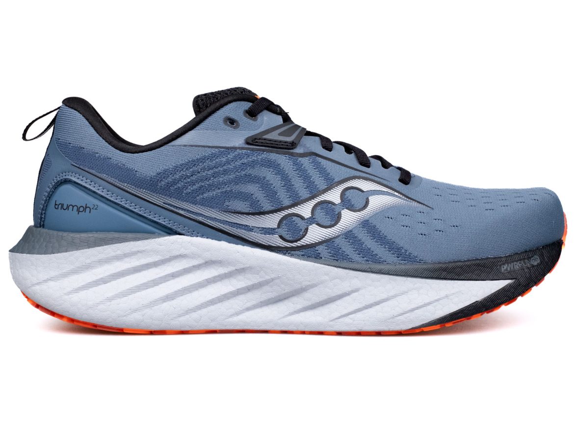 The side profile of the Saucony Triumph 22.