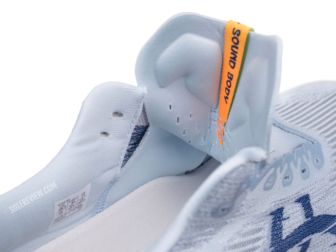 The inner sleeve of the Asics Superblast 2.