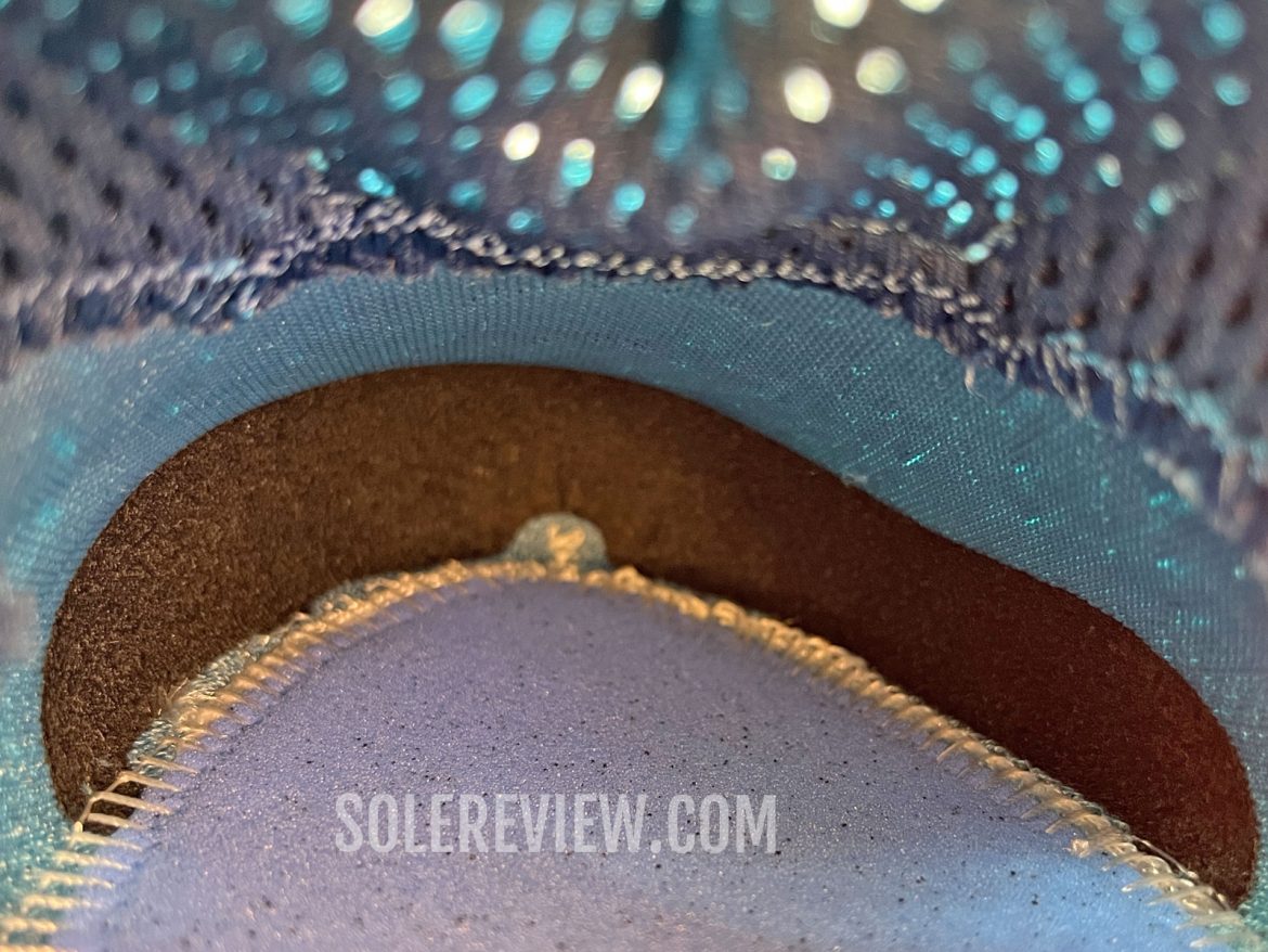 Asics Cumulus 26 interior.