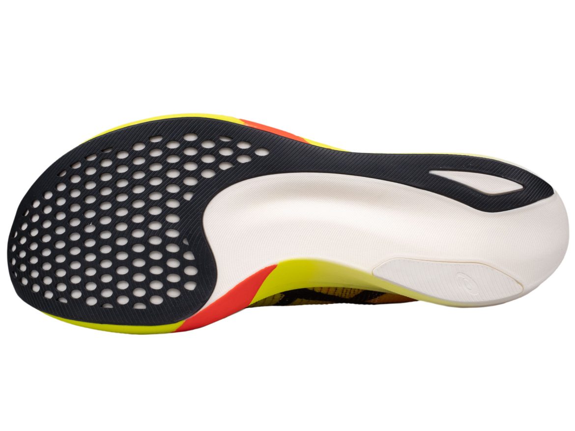 The outsole of the Asics Metaspeed Edge Paris.