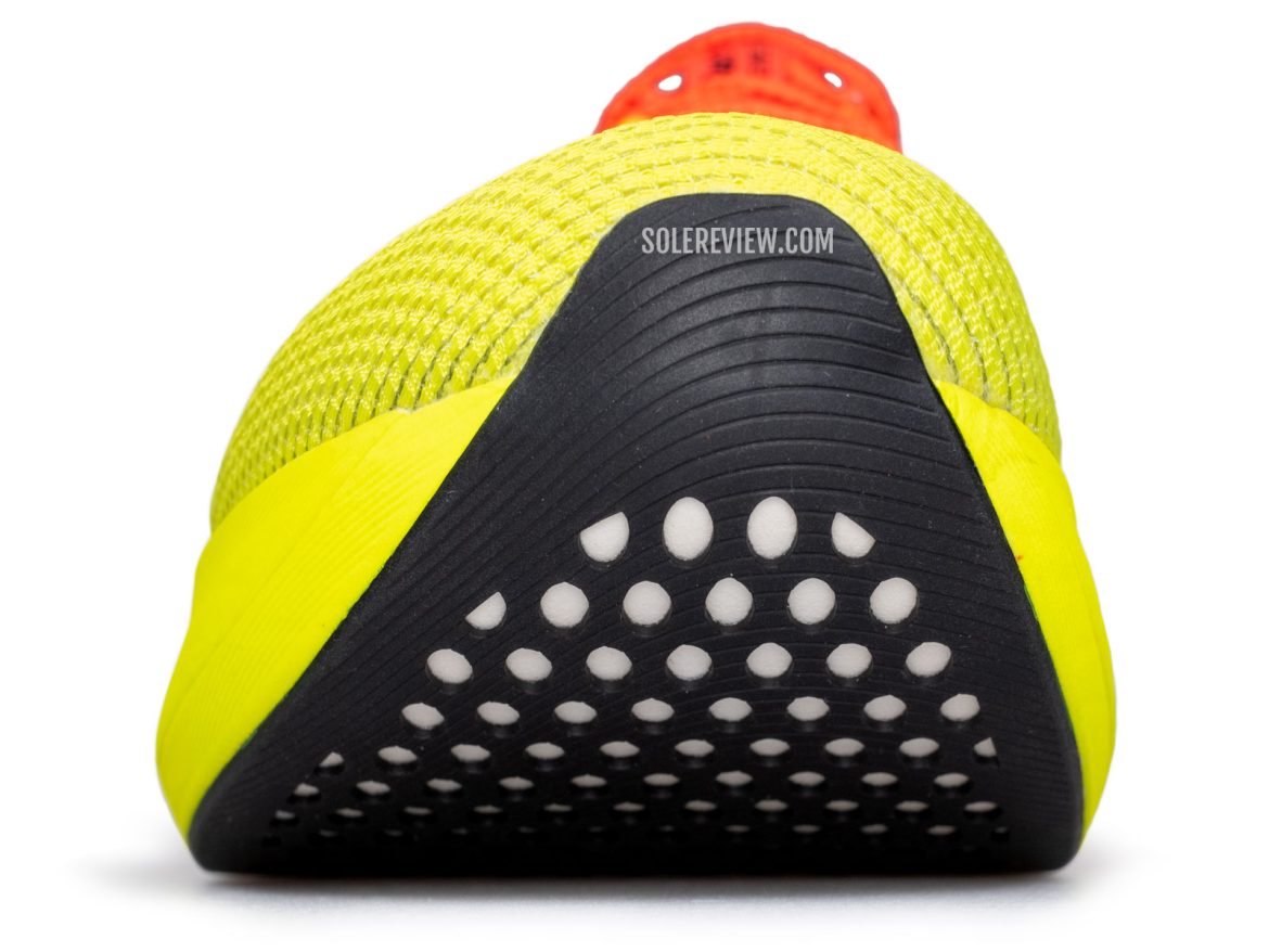 The midsole rocker of the Asics Metaspeed Edge Paris.