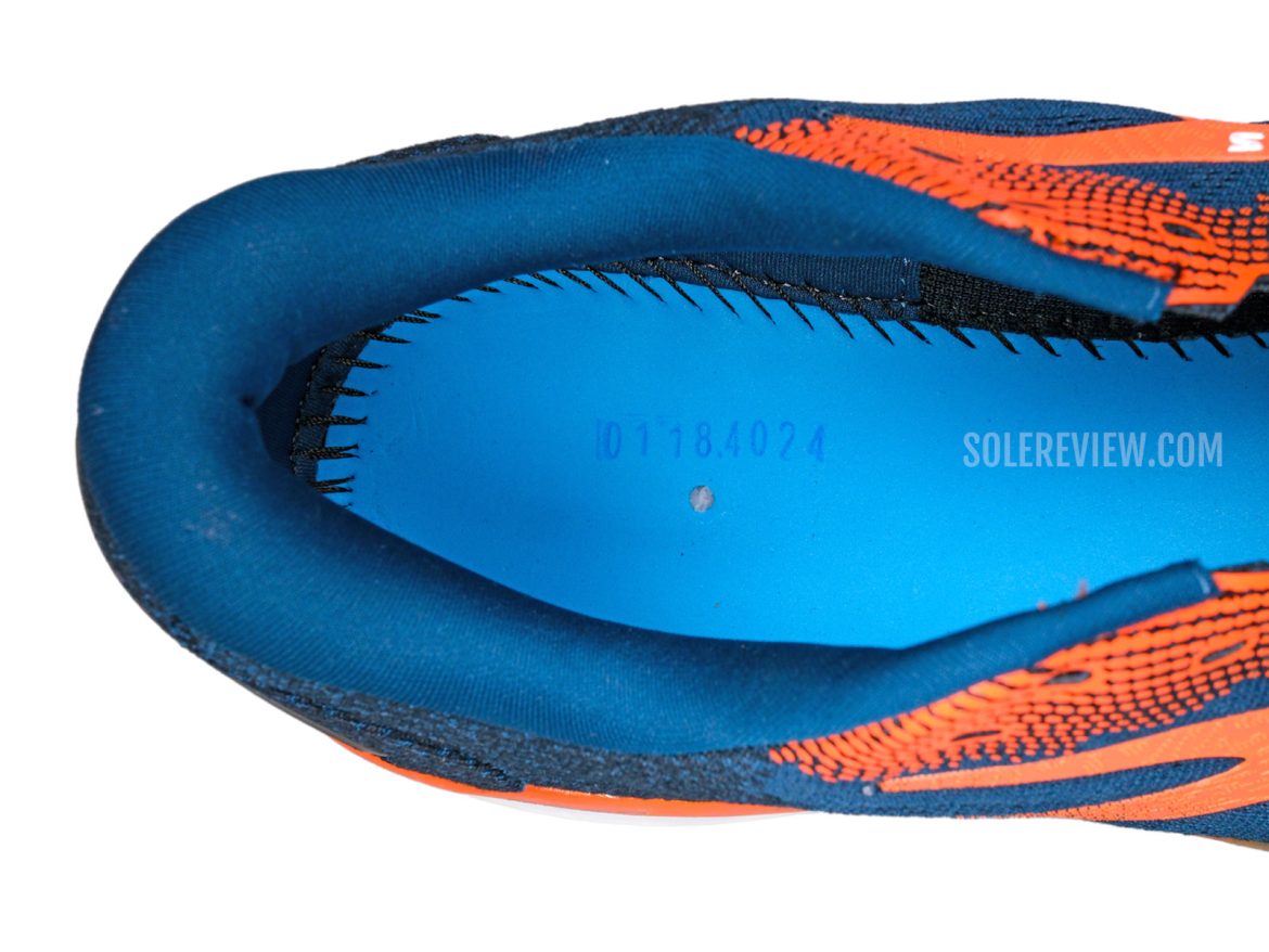 The foam lasting of the Brooks Ghost 16.
