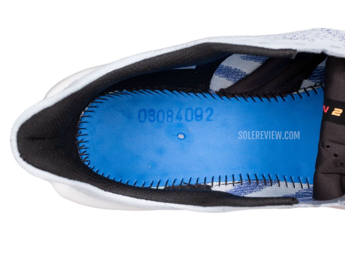 The foam lasting of the Brooks Hyperion 2.