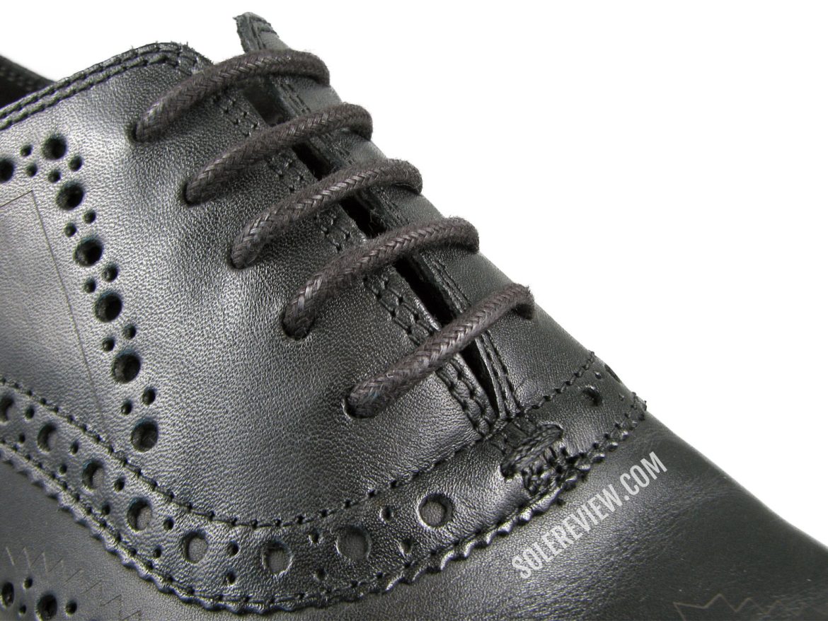 The laces of the Cole Haan Zerogrand.