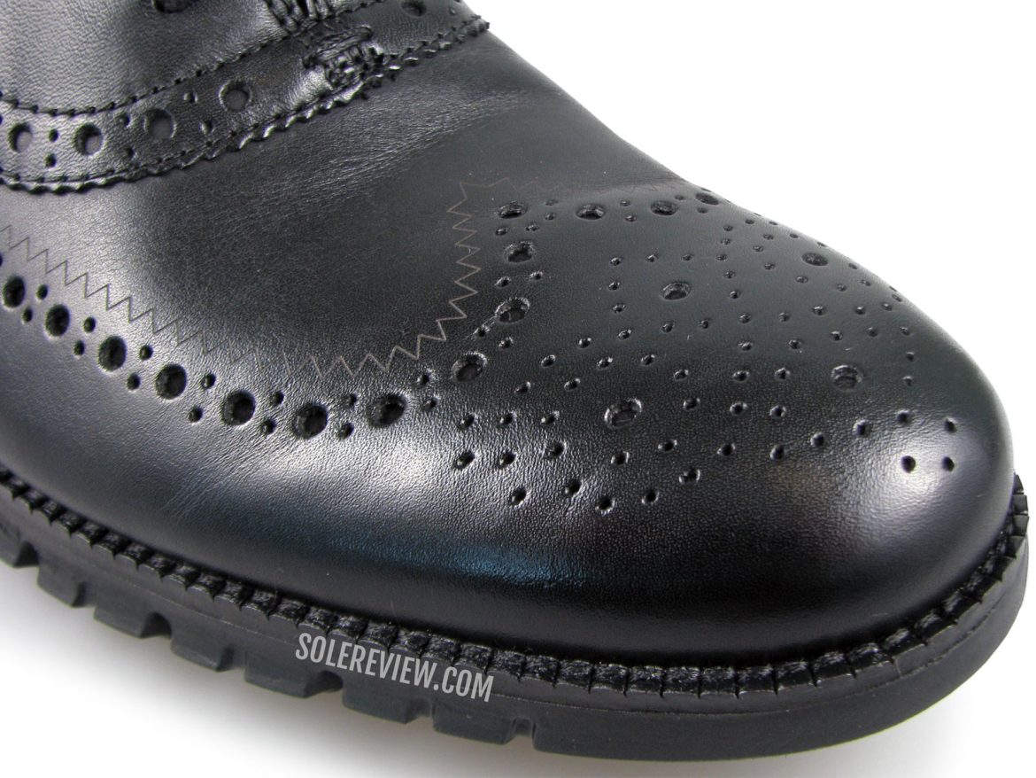 The toe box of the Cole Haan Zerogrand.