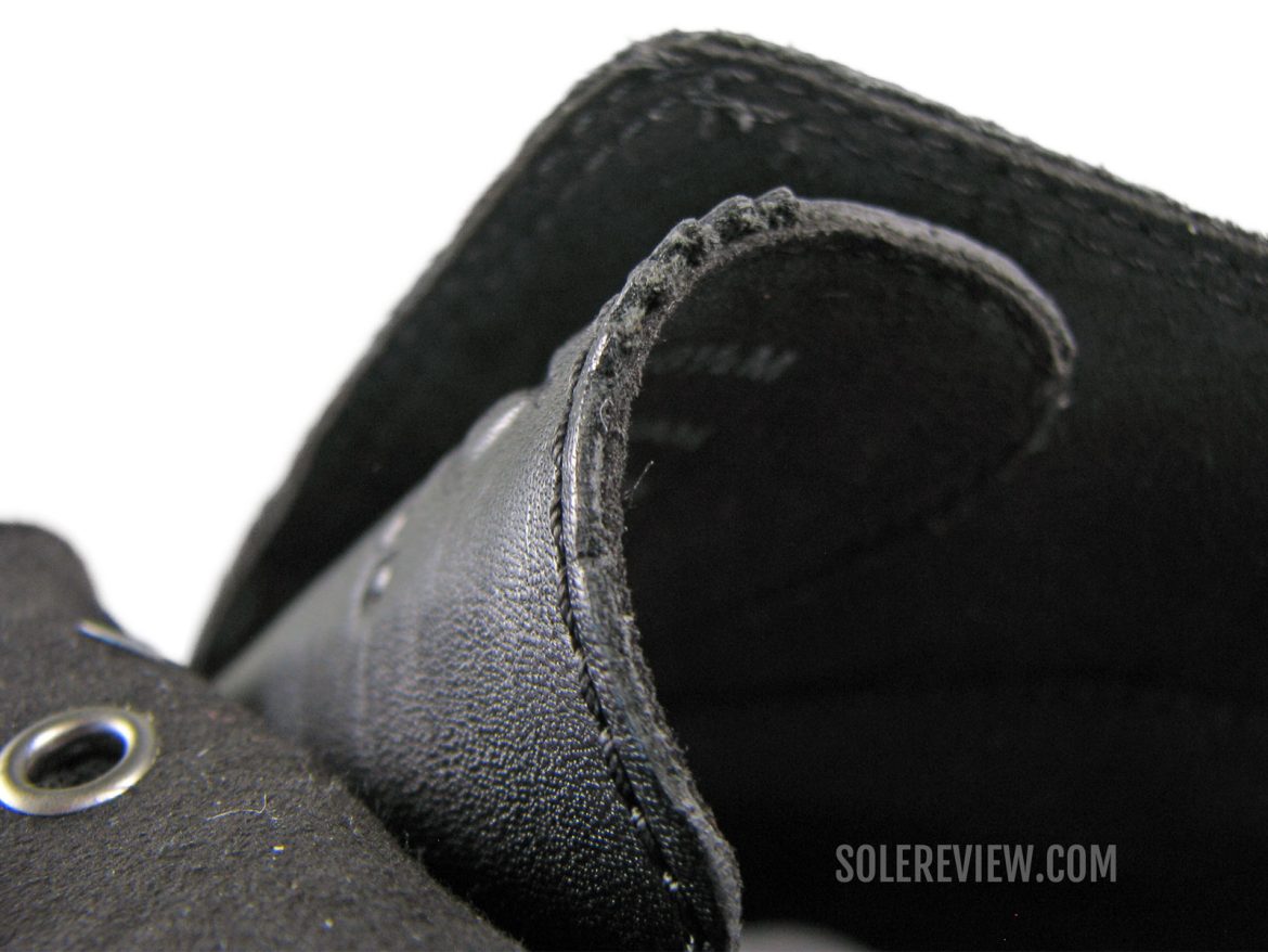 The tongue flap of the Cole Haan Zerogrand.