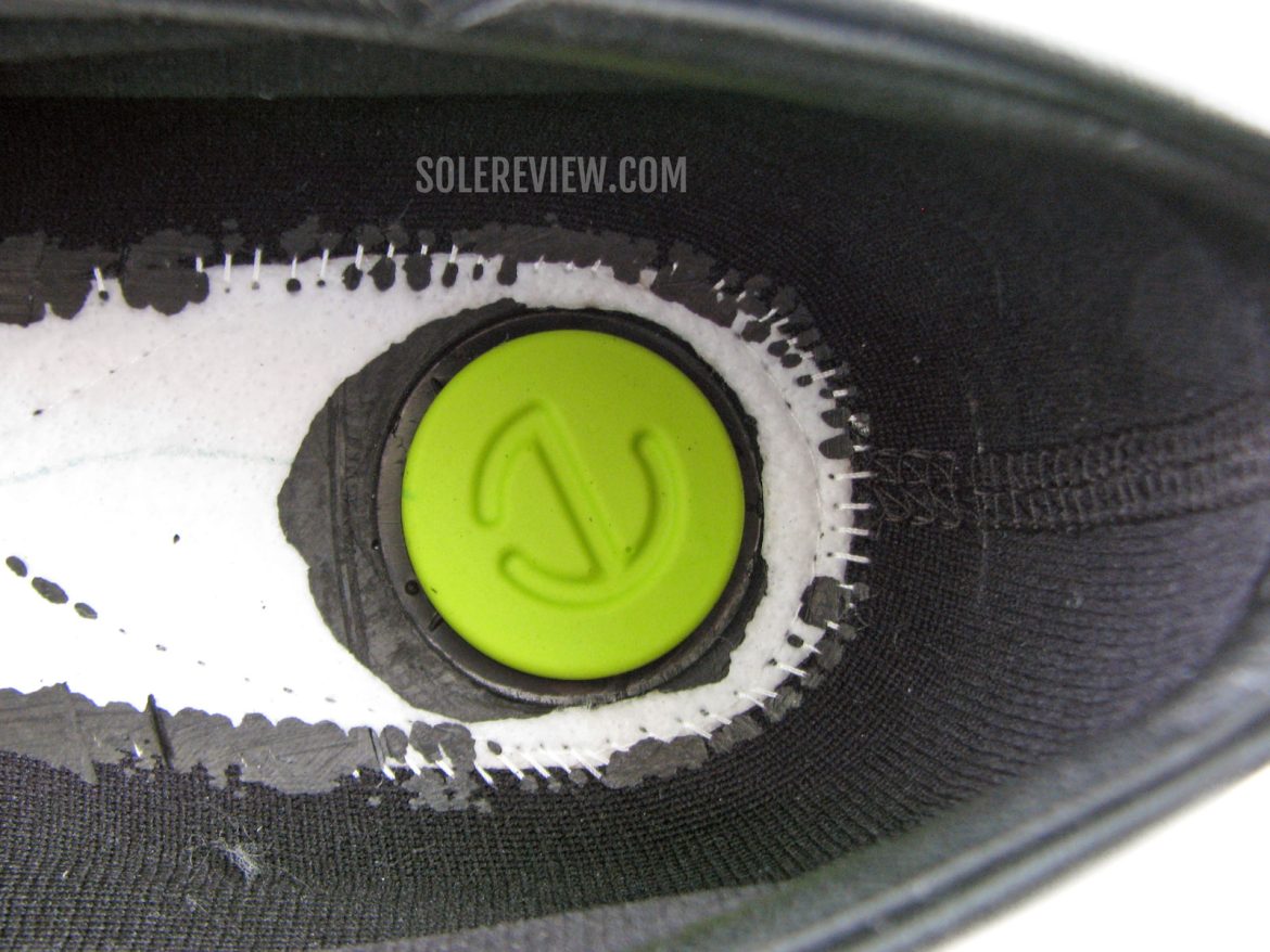 The PU foam core of the Ecco ST1 Hybrid.