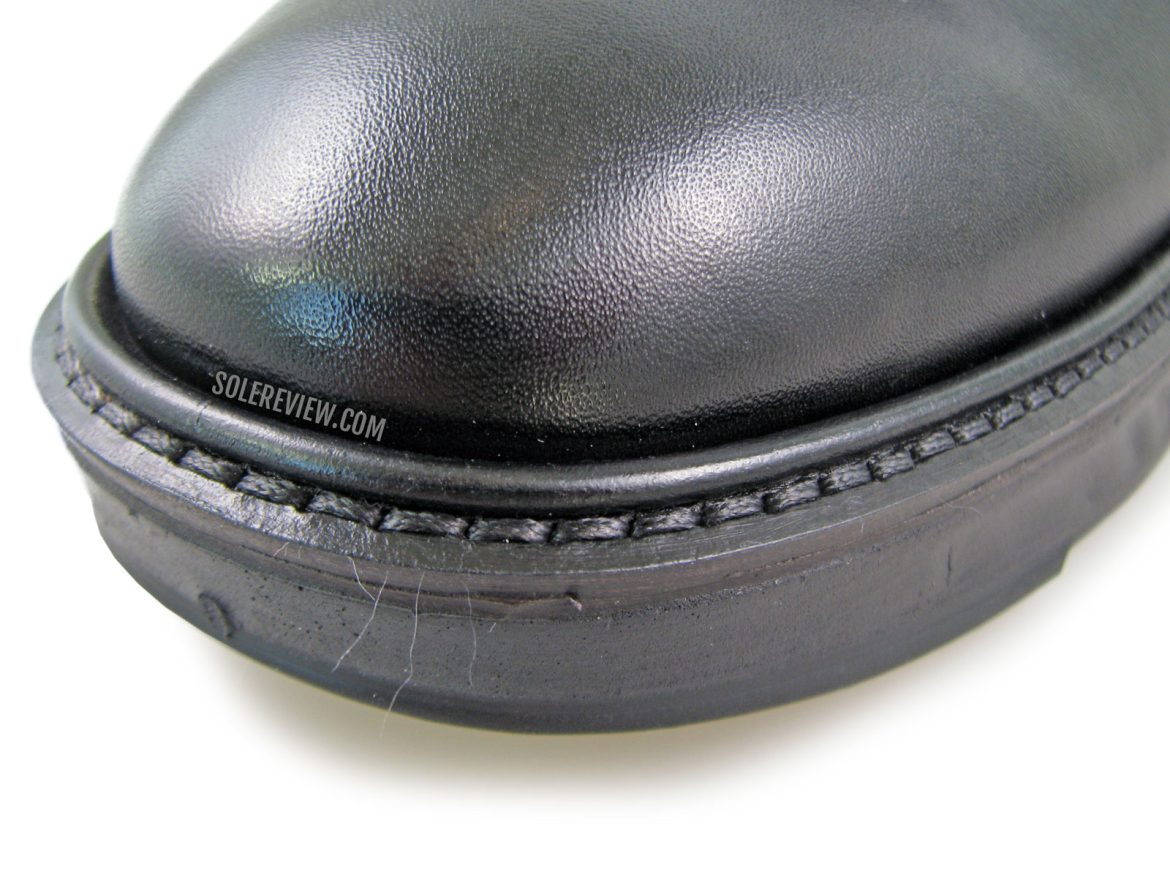 The welt on the Ecco ST1 Hybrid.