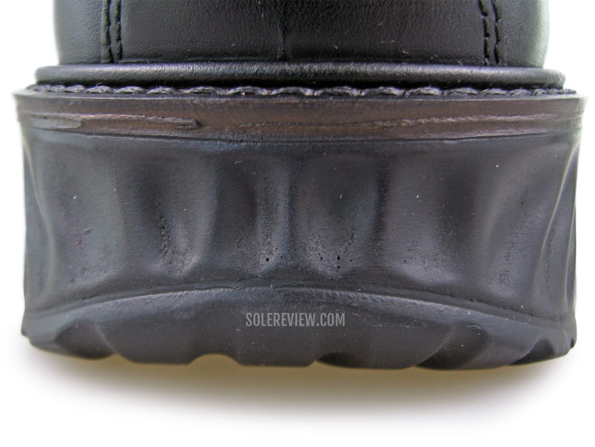 The heel of the Ecco ST1 Hybrid.