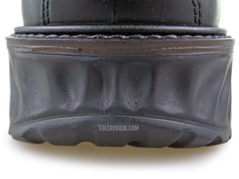 The heel of the Ecco ST1 Hybrid.