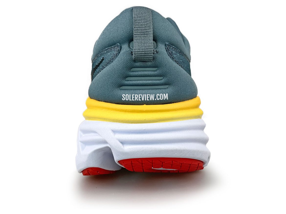 The heel of the Hoka Bondi 8.