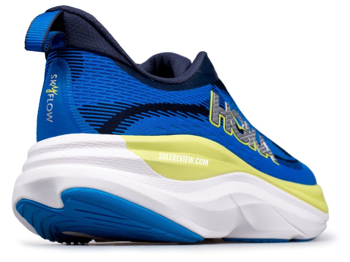 The midsole of the Hoka Skyflow.