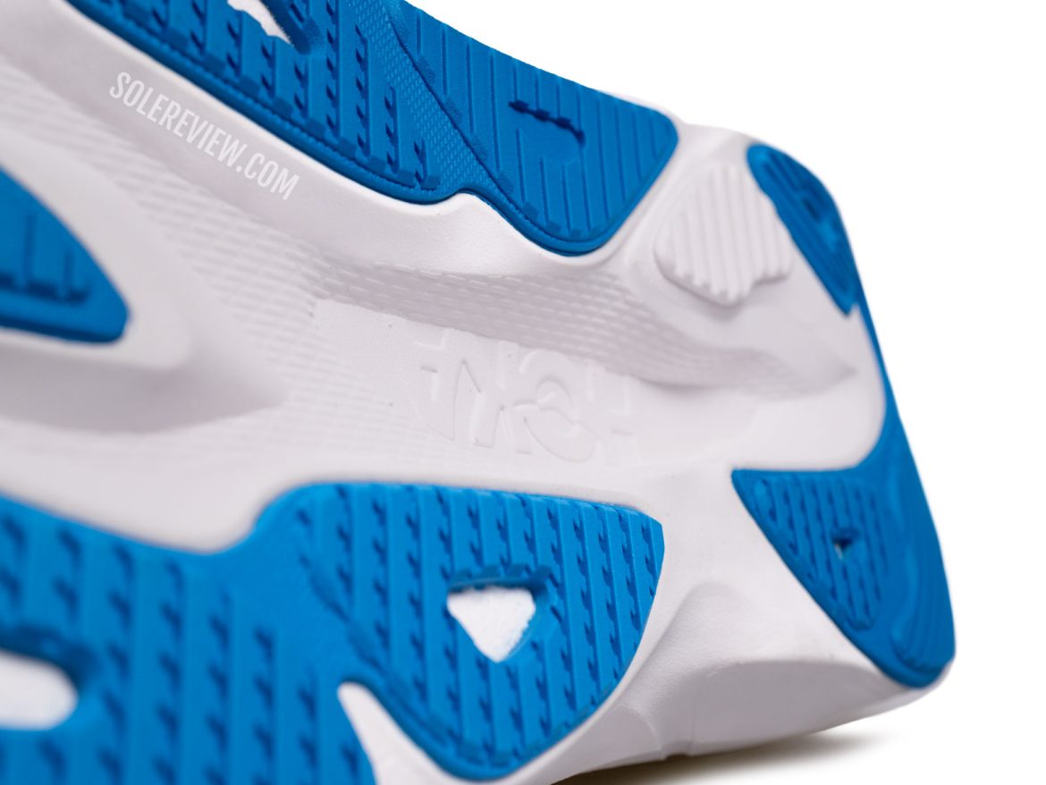 The transition channel of the Hoka Skyflow.