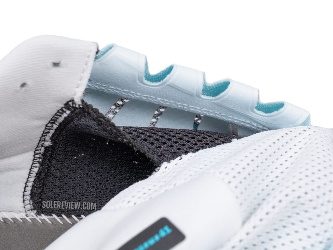 The midfoot straps of the Nike Pegasus 41.