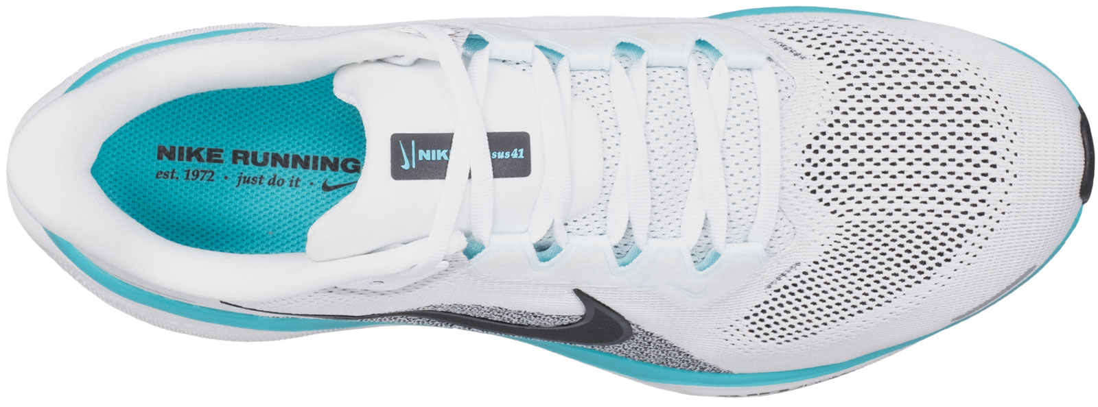 The cropped top view of the Nike Pegasus 41.