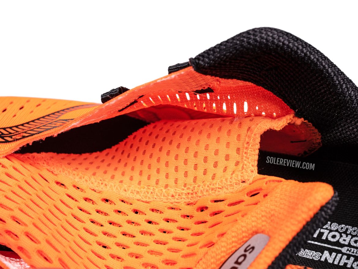 Saucony-Endorphin-Speed-4_gusset The inner gusset of the Saucony Endorphin Speed 4.