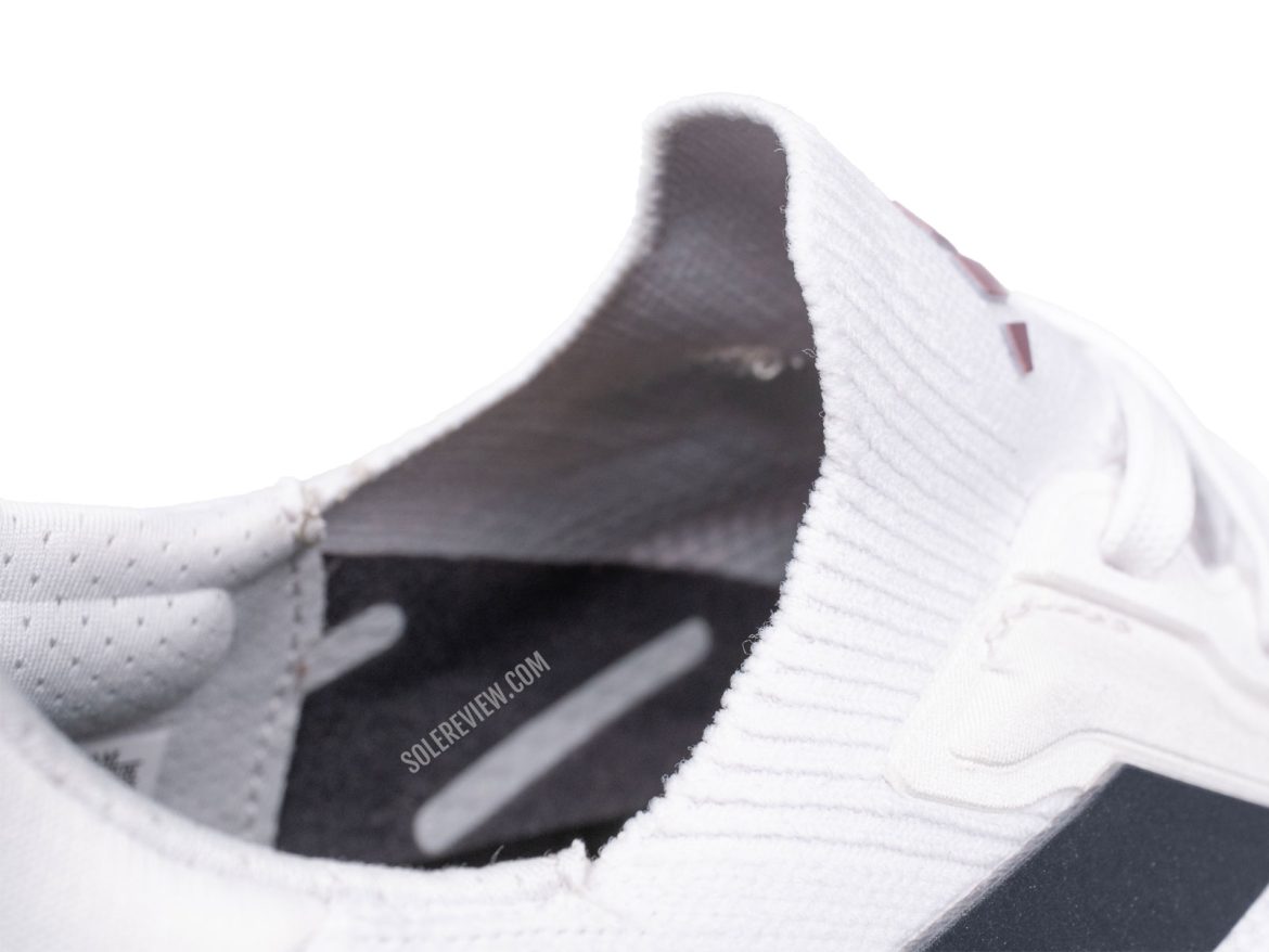 The tongue of the adidas Ultraboost 5X.