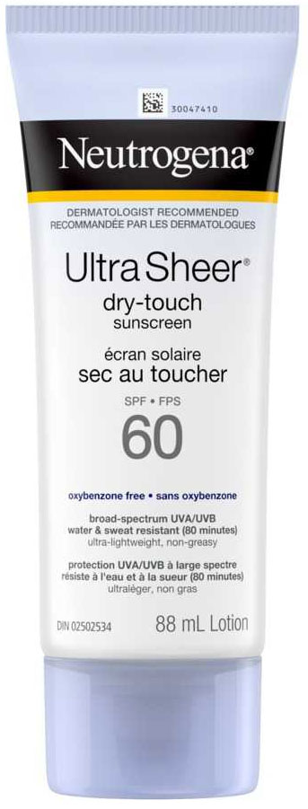 Neutrogena Ultrascheer product box