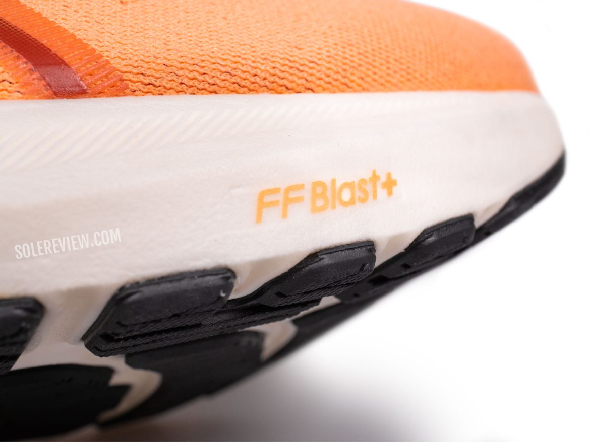 The FF Blast+ foam of the Asics GT-2000 13.