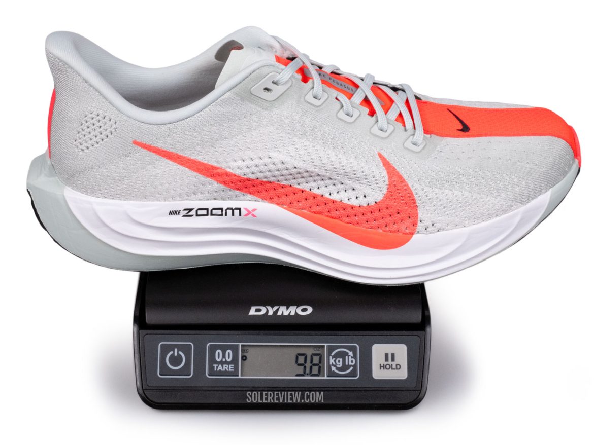 The weight of the Nike Pegasus Plus.