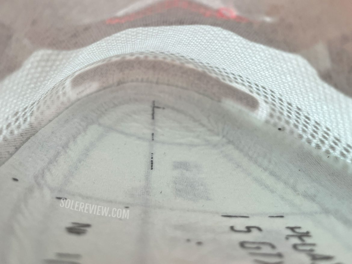 The interiors of the Nike Pegasus Trail 5 Gore-Tex.