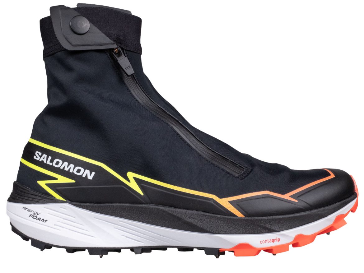 The side view of the Salomon Wintercross Spike.