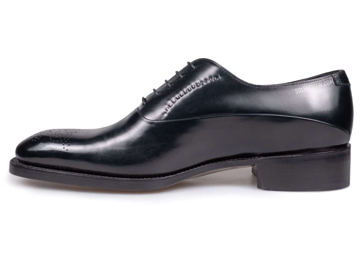 The side view of the Santoni Limited Edition shoe.
