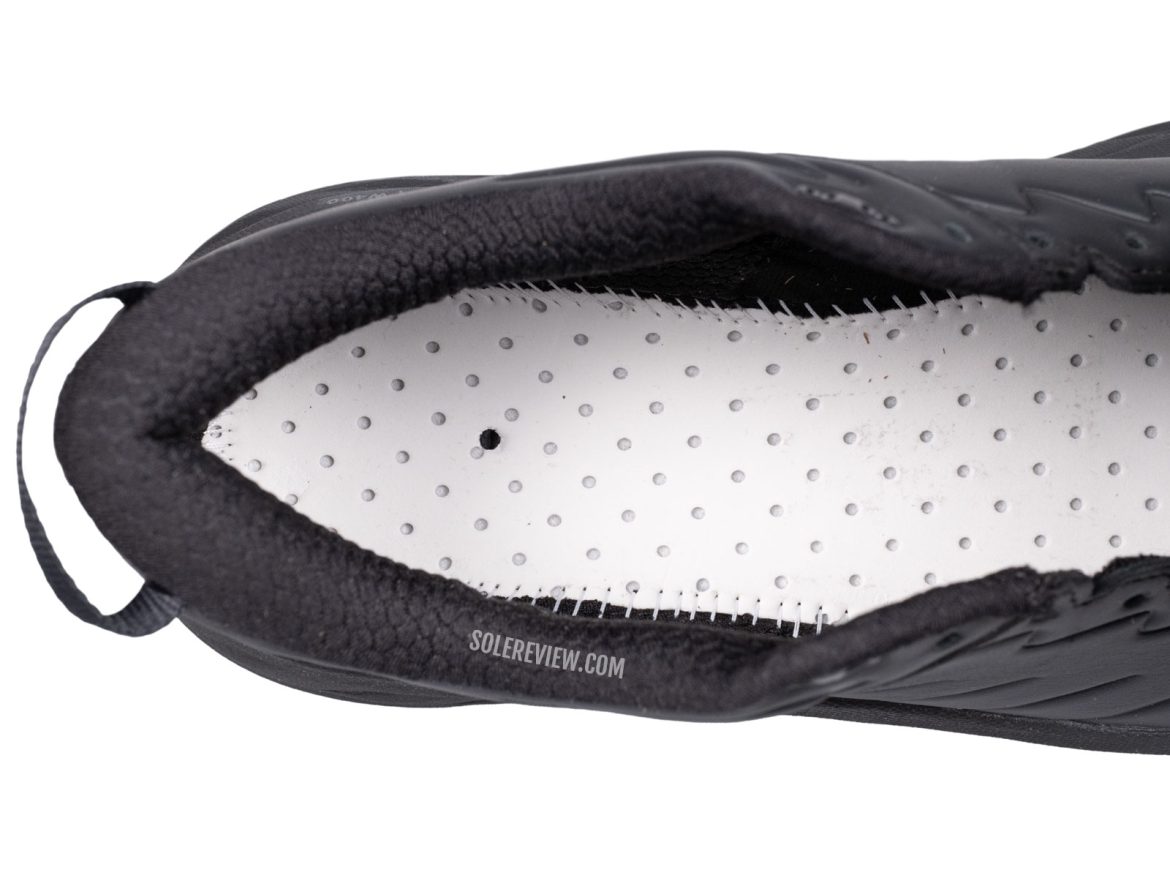 The foam lasting of the Hoka Bondi SR.