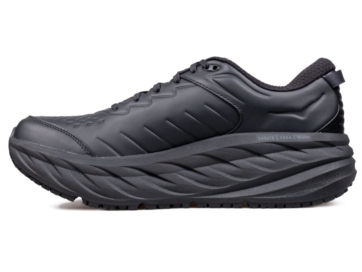 The side profile of the Hoka Bondi SR.