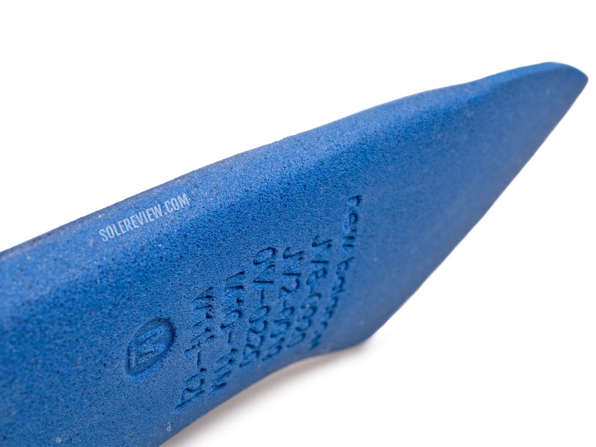 The Ortholite footbed of the New Balance 1080V14.
