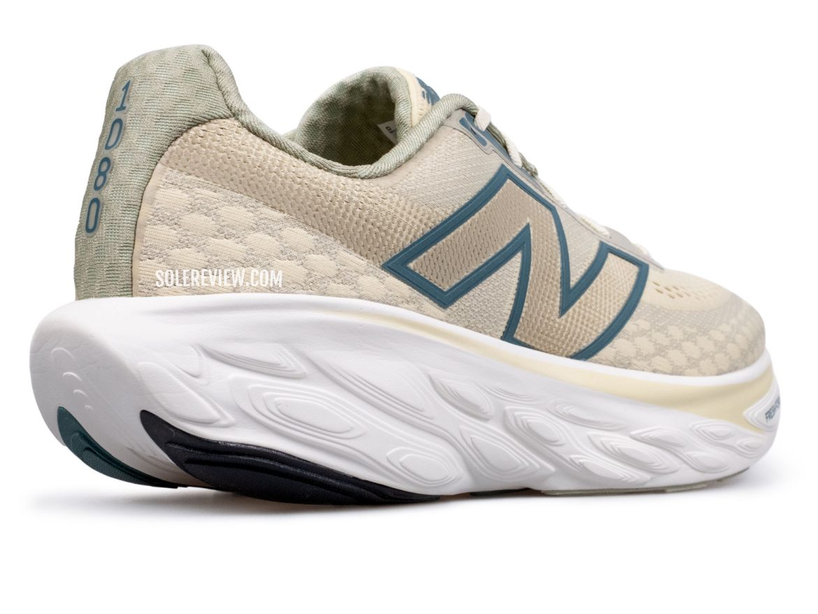 The side profile of the New Balance 1080V14.