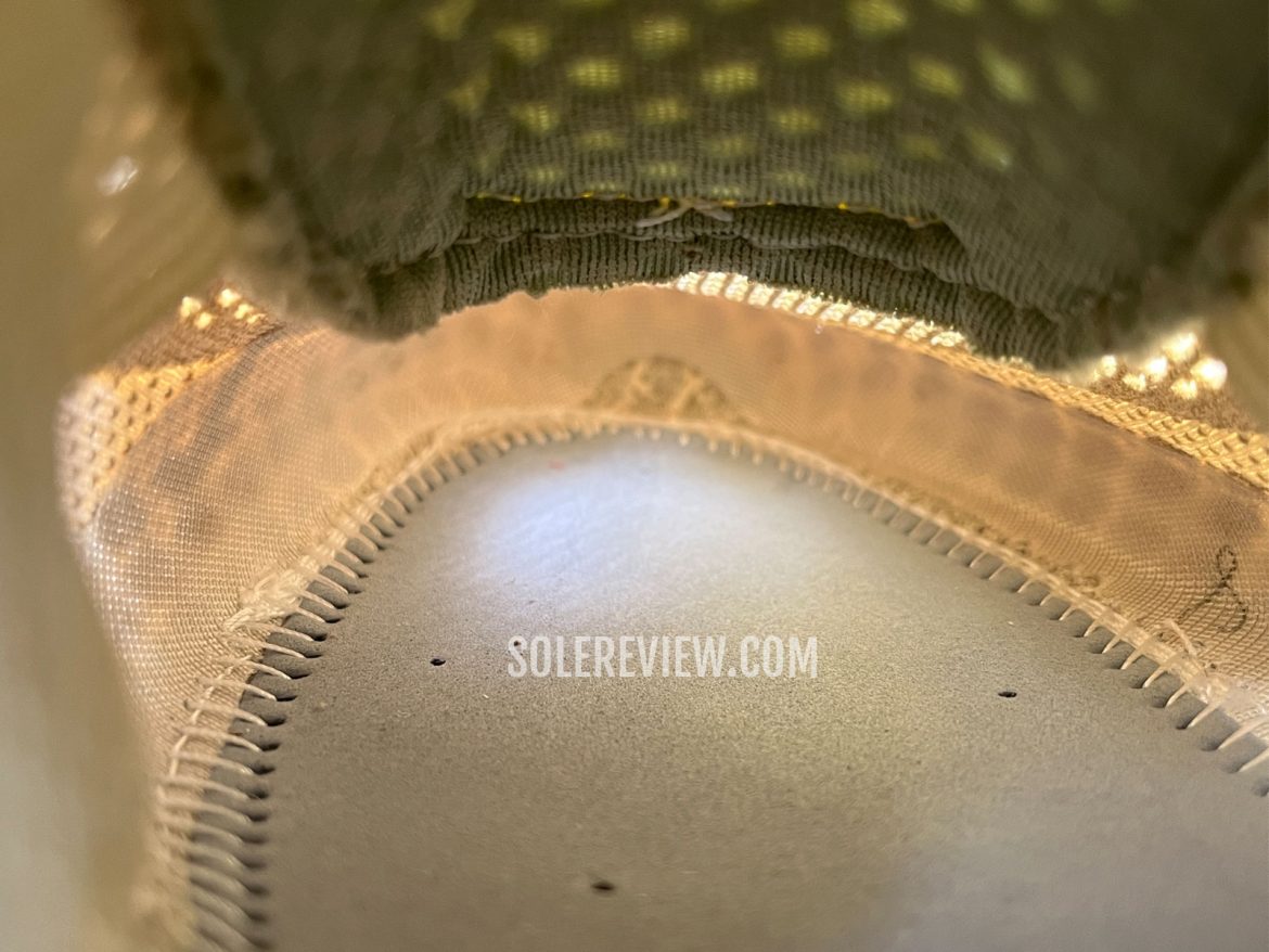 The interior of the New Balance 1080v14.