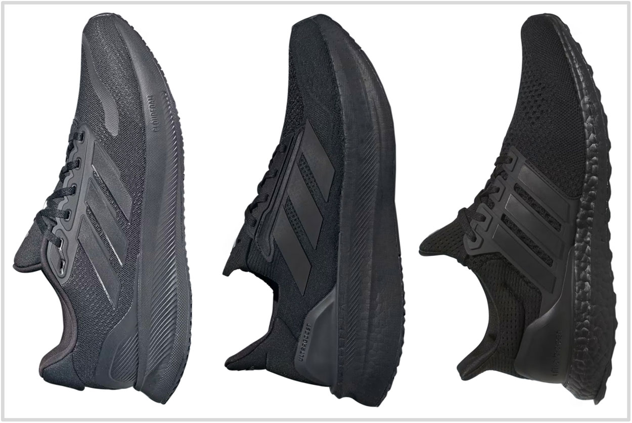 The best black adidas running shoes