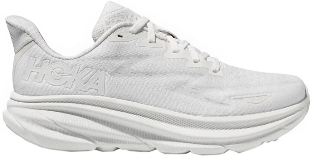 Hoka Clifton 9 white product box