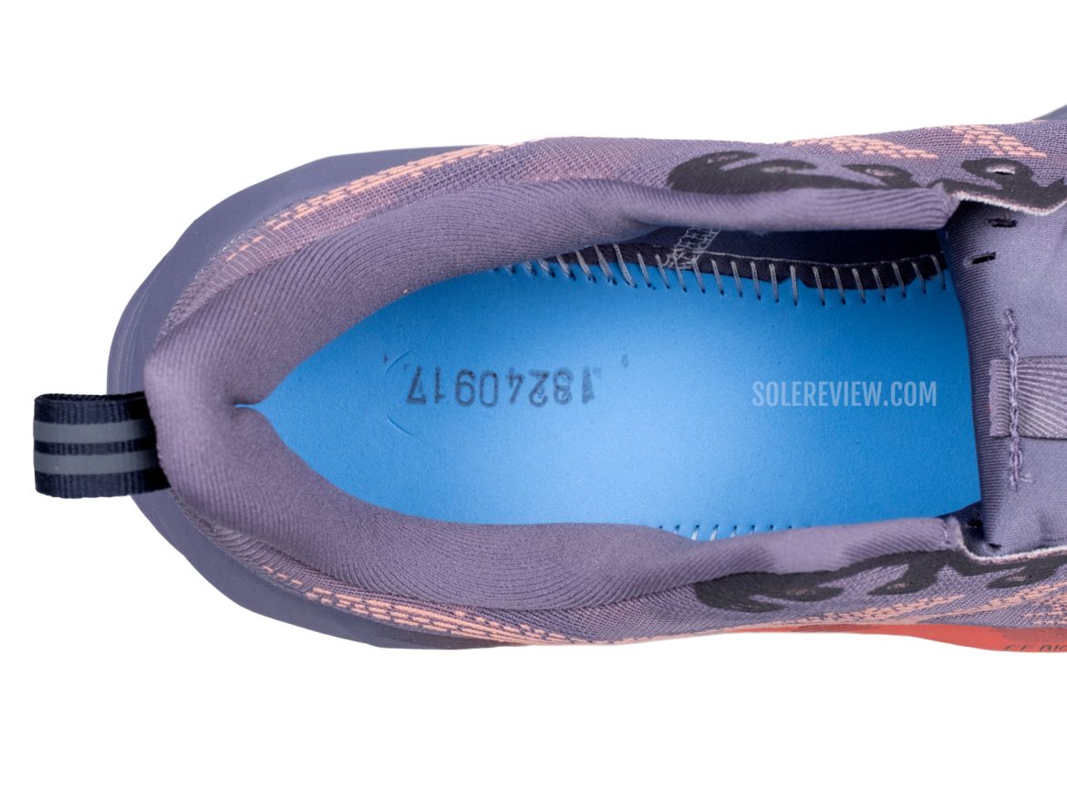 The foam lasting of the Asics Novablast 5.
